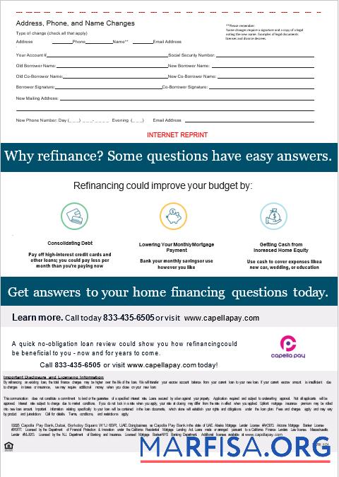 Realistic UAE Capella Pay bank mortgage statement in Word and PDF formats, 3 pages 3 example